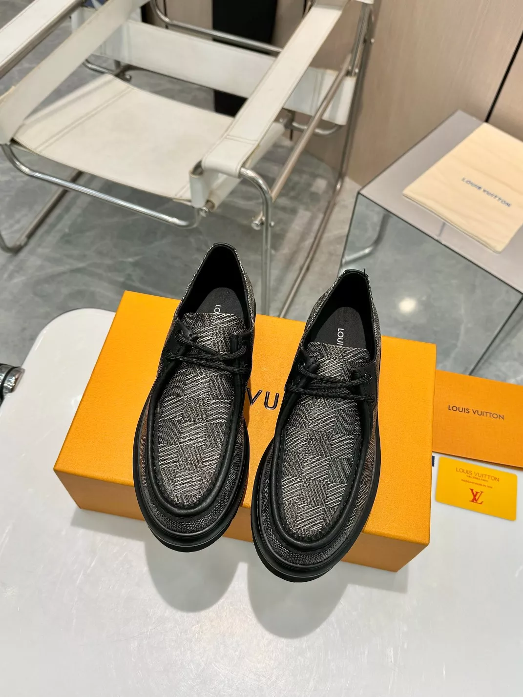 louis vuitton lv oxfords chaussures pour femme s_12ba4361